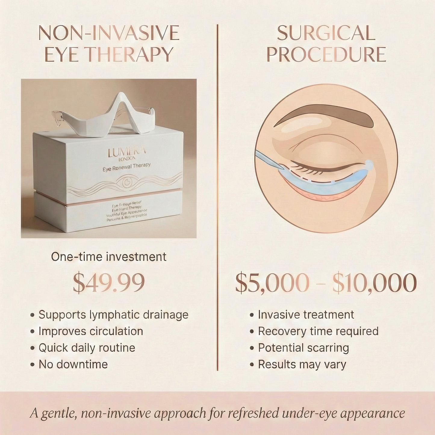 Lumera™ 2-in-1 Red Light + Microcurrent Eye Therapy