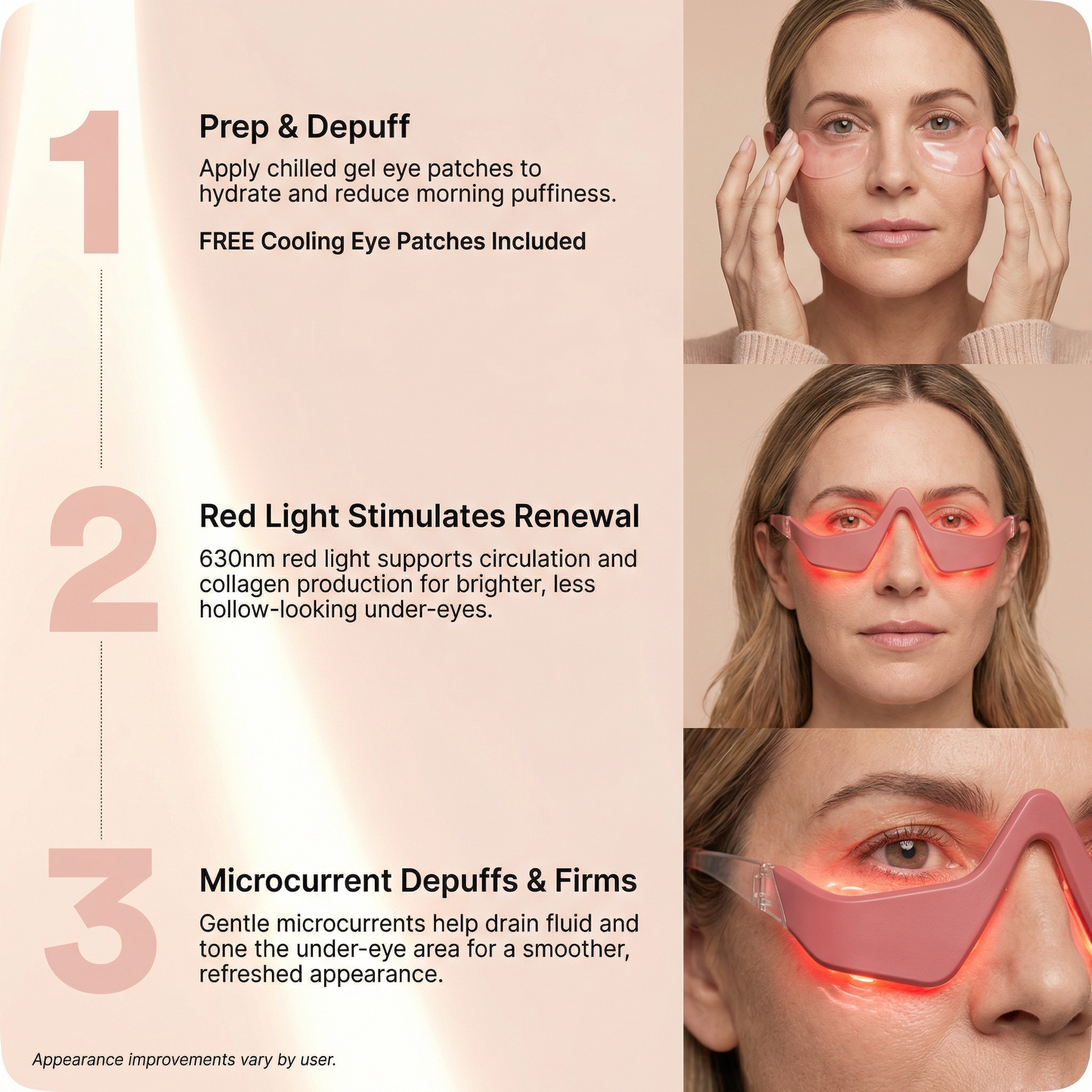 Lumera™ 2-in-1 Red Light + Microcurrent Eye Therapy